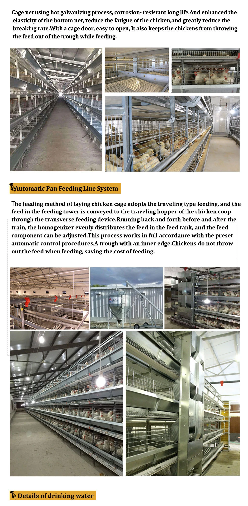 Low Cost Self Manufactured Semi-Automatic Modern Poultry Farm Equipment