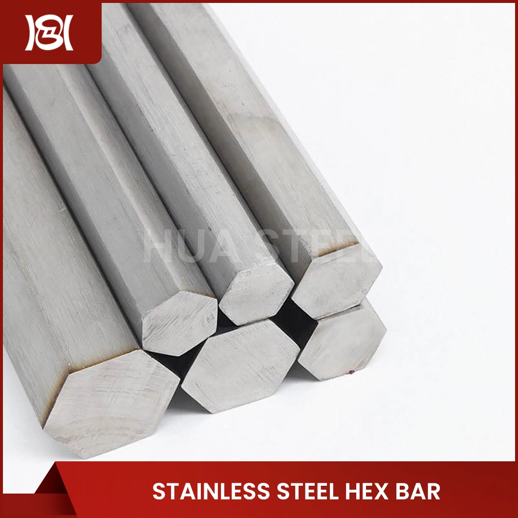 Cold Drawn Processing Hairline Surface ASTM Standard Stainless Steel Bar 316h 316L 316 304h 304L 304 202 Material 303 Stainless Steel Hex Bar