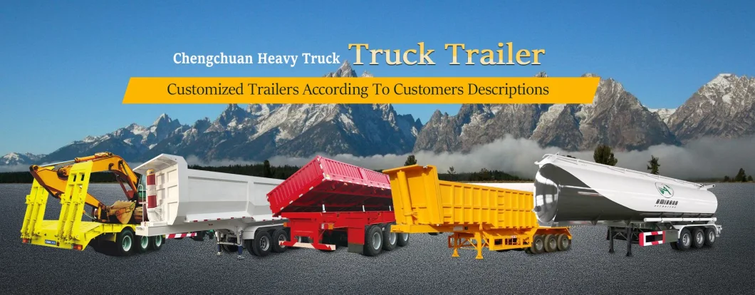 Newly Manufactured 2X 30-50 Tonnes Good Quality Heavy Load Disc Braking Side Wall Semi Trailer