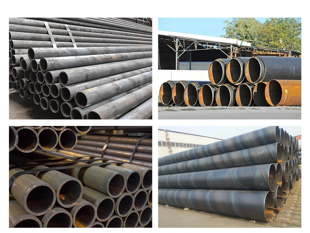 Sch80 Ss400 S235jr Q345 Q195 Sch 40 St37 St52 Hot Rolled Seamless Pipe Round Black Painted Seamless Low Carbon Steel Pipe