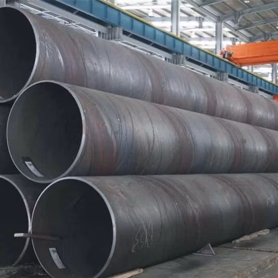 Wholesale Q235B SSAW Sawh Spiral Welded Pipe Galvanized Metal Steel Tube